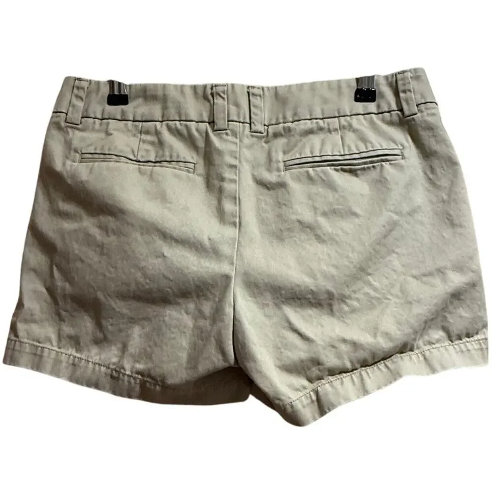 Stylus Khaki Chino Shorts - Size 2 - Women's - Pockets